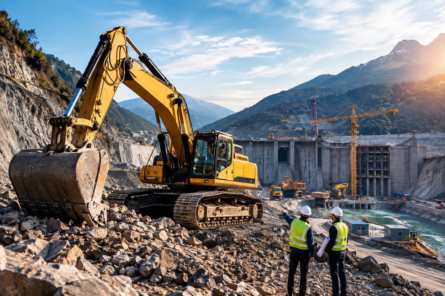 Heavy construction equipment